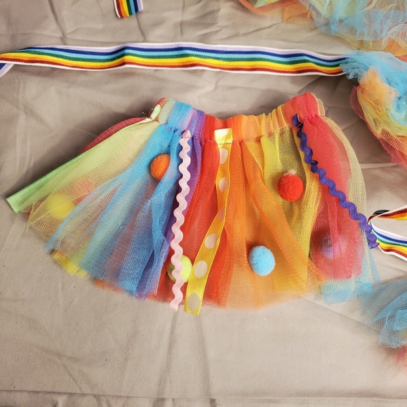 Halloween Pet Tutus Dog/Cat/Farm Animal Set of 4 Tutus Costume Sz Small to Large - Picture 2 of 8